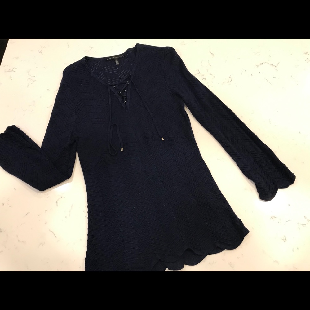 White House Black Market Navy Sweater